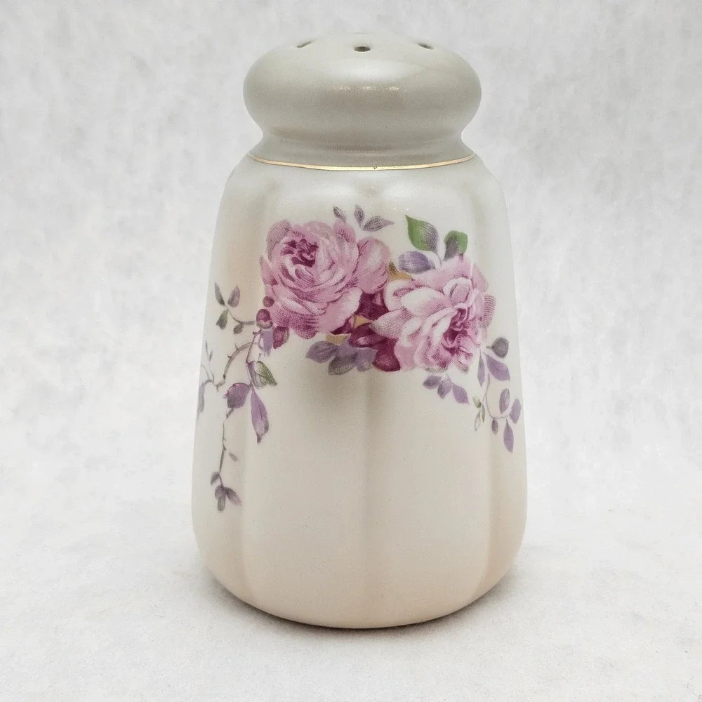 Vintage Hat Pin Holder Dusting Powder Sugar Shaker R & S Prussia SUHL Roses